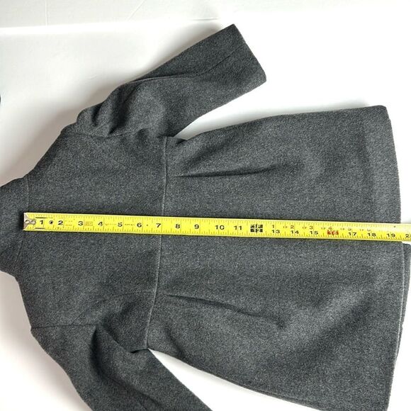 IL GUFO Girl’s Wool Blend Gray Pea Coat Wool Blend with Windproof Lining 2 years - Picture 15 of 15